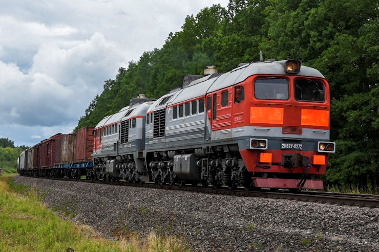 ロシアの鉄道車両と風景 世界の鉄道（裏辺研究所）